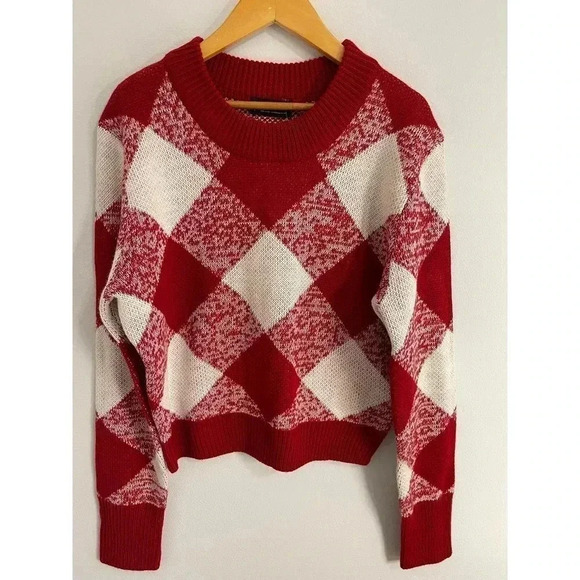 The fifth label NWT Womens Angle Knit sweater size Large Red/white - Picture 11 of 13